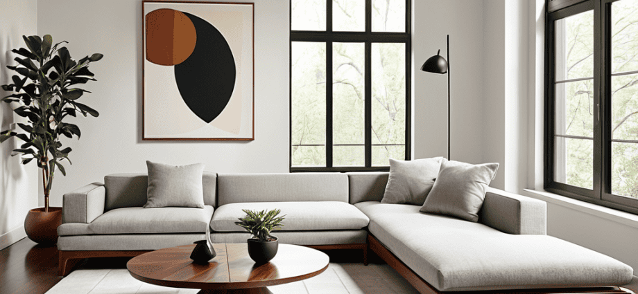 Modern interior design concept