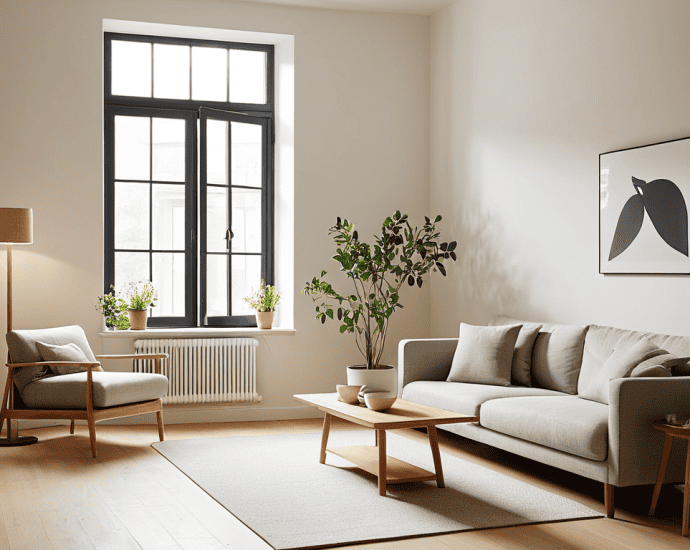 Minimalist living room decor