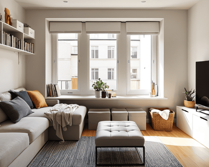 Small apartment storage solutions