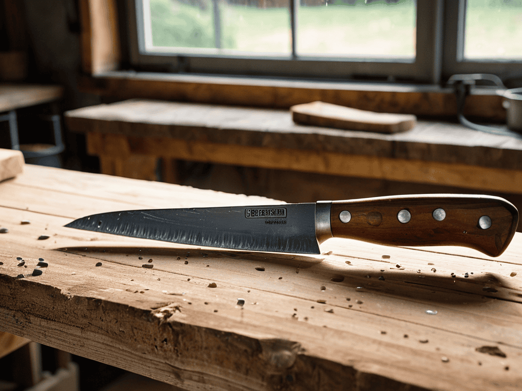 Sharpening Knives With Whetstone