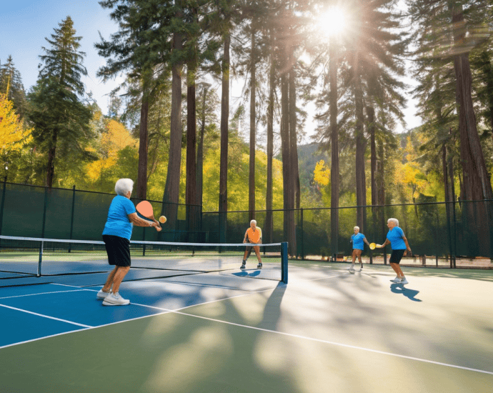 Senior Pickleball Hubs social activity