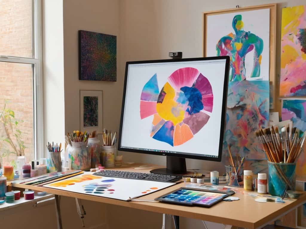 AI digital art landscape tips