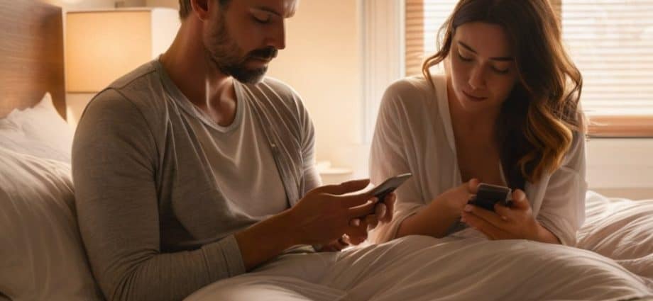 Digital boundaries in relationships concept