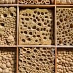 Sustainable hempcrete wall insulation for eco-building.
