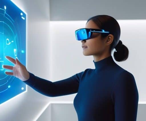 Spatial UI design for AR/VR future concept
