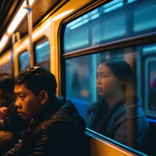 How commuting affects social life illustration.