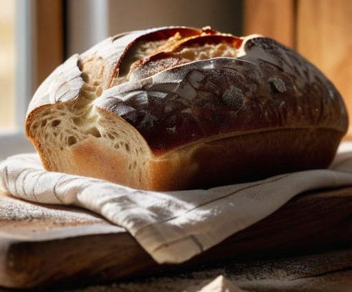 How to bake sourdough bread from scratch.