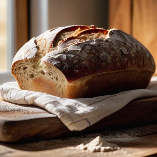How to bake sourdough bread from scratch.