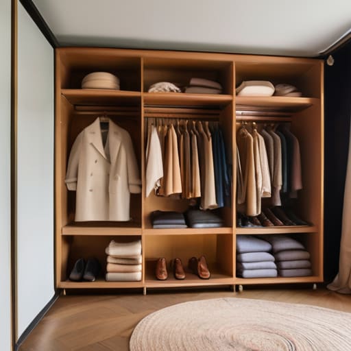 How to organise a wardrobe you can find things in.
