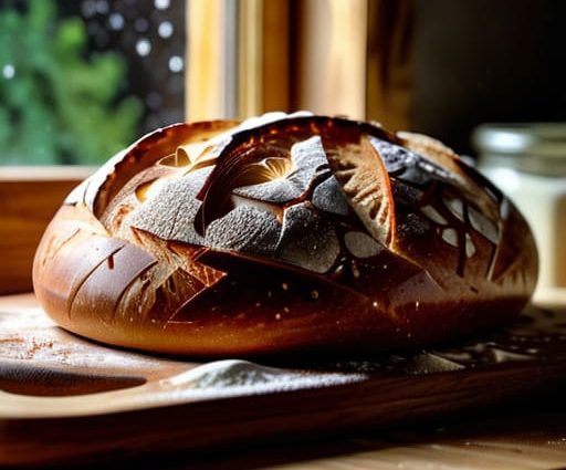 How to bake sourdough bread from scratch.