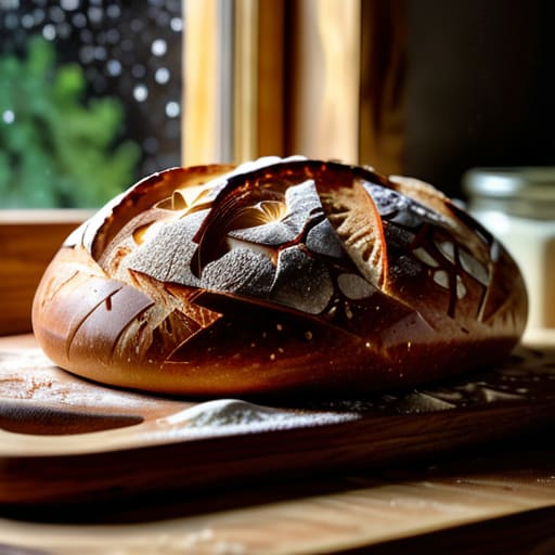How to bake sourdough bread from scratch.