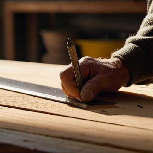 Getting a straight line without masking tape.